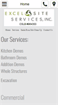 Mobile Screenshot of excelsiteservices.com